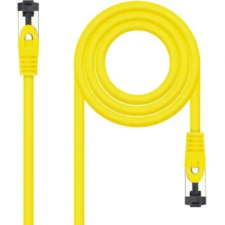 Nanocable Cable de Red Cat.8.1 SSTP AWG26 Amarillo 25cm Nanocable Cable de Red Cat.8.1 SSTP AWG26 Amarillo 25cm